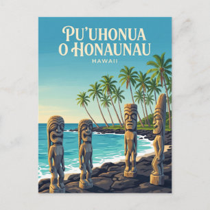 Pu'uhonua o Honaunau National Historic Park Postkarte