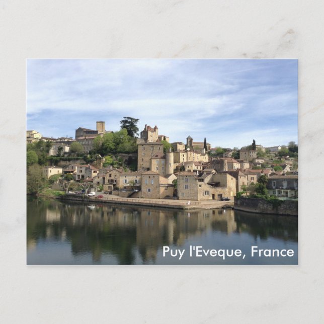 Puy l'Eveque, Frankreich Postkarte (Vorderseite)