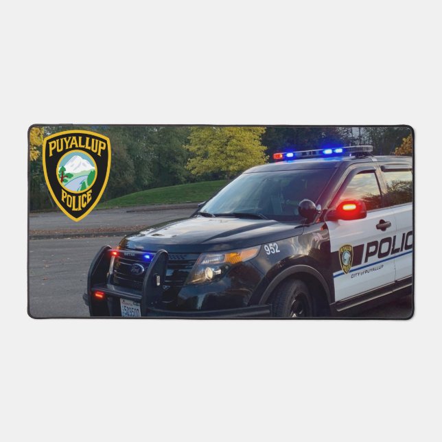 Puyallup Police Desk Mat (Recto)