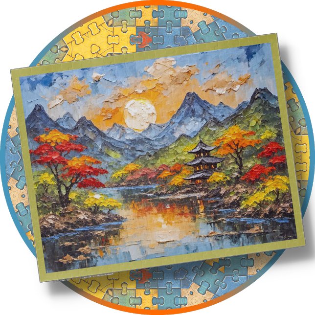 PUZZEL - Japanische Landschaft - Digitale Kunst (Von Creator hochgeladen)