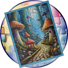 PUZZELSPIEL - Ein Spaziergang durch die Pilzallee