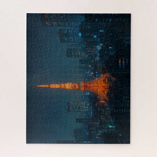 Puzzle サイバーパンク東京タワー/Cyberpunk Tokyo Tower (Vertical)