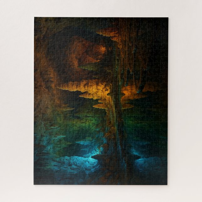 Puzzle 秋芳洞の幻想風景 / Fantastical View of Akiyoshido Cave (Vertical)