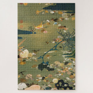 Puzzle 貝 甲 図, 若 冲 Shells, Jakuchú, Japon Art