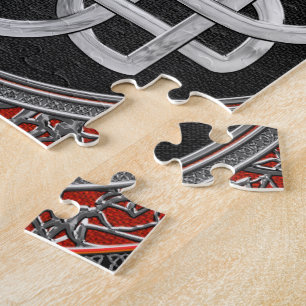 Puzzle [100] Croix du noeud d'argent celtique sacré