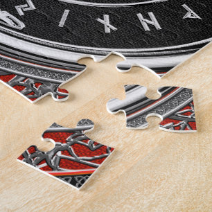 Puzzle [100] Vegvisir - Viking Silver Magic Runic Compass