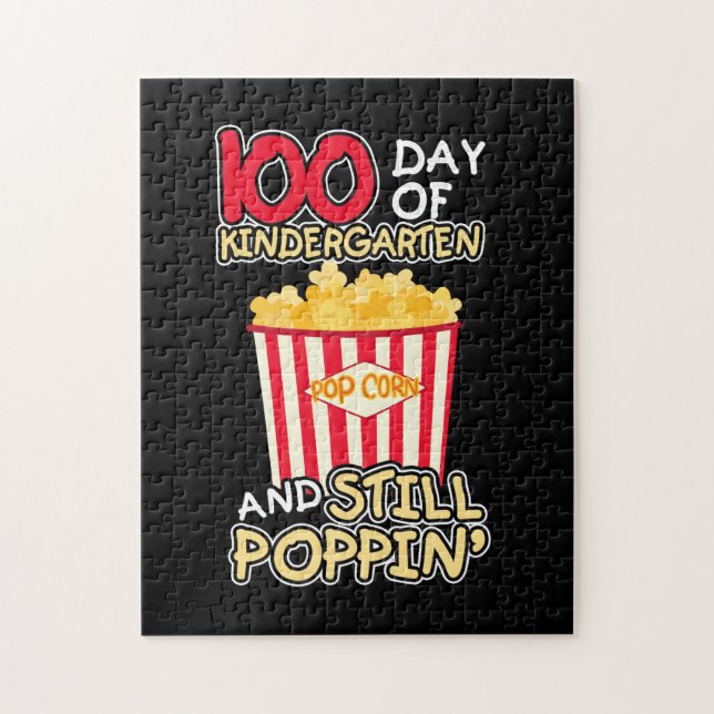Puzzle 100ème Jour De L'École 100 Jours Et Toujours Poppi (Vertical)