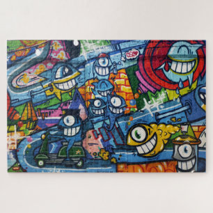 Puzzle 1014 - Art de rue amusant