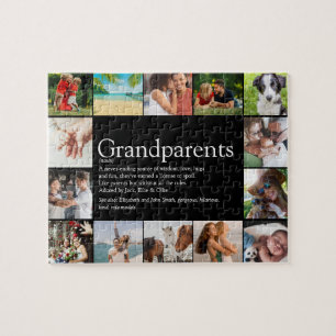 Puzzle 14 Photo Meilleur Grand-Parents Jamais Définition