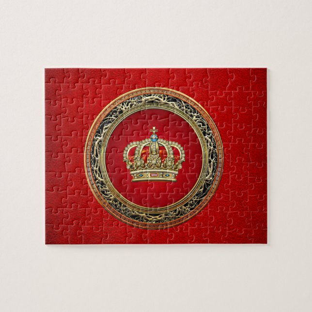 Puzzle [154] Belgique : Prince-princesse King-Queen Crown (Horizontal)