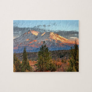 PUZZLE 169 SHASTA DE LA TA AU COUCHER DU SOLEIL