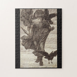 Puzzle 1871 Odin, dieu norvégien de la sagesse