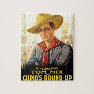 Puzzle 1918 d'affiche de film de Tom Mix