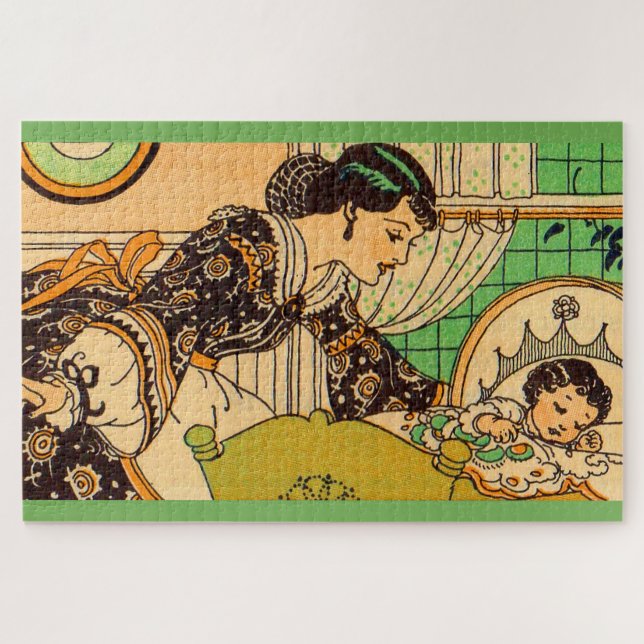 Puzzle 1920 belle mère et bébé (Horizontal)