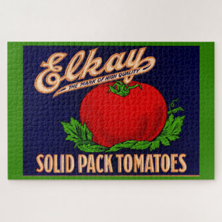 Puzzle 1930 Elkay Solid Pack Tomates peut étiquette