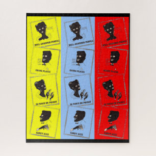 Puzzle 1950 trois as pour peignes Ace