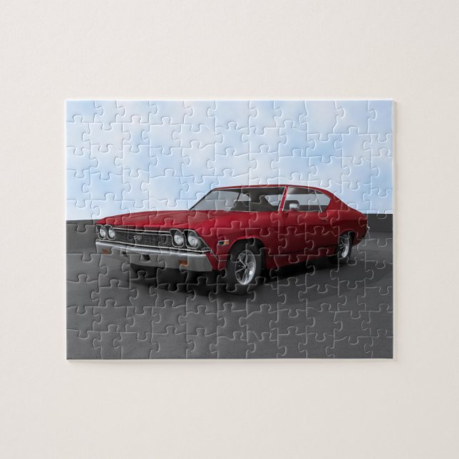 Puzzle: 1968 Chevelle SS: Candy Apple Finish (Horizontal)