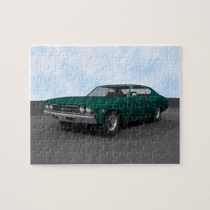 Puzzle:1969 Chevelle SS: Grünes Ende