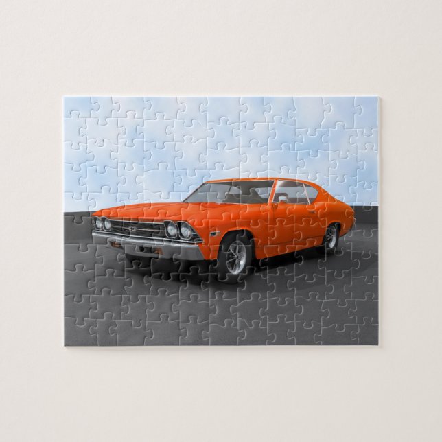 Puzzle: 1969 Chevelle SS: Orange Finish (Horizontal)