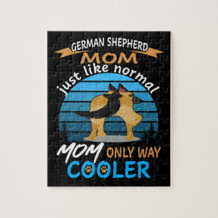 Puzzle 1 Allemand Shepherd Maman Comme Normal Maman Seule