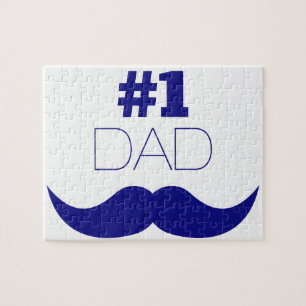 Puzzle #1 Papa Blue Mustache