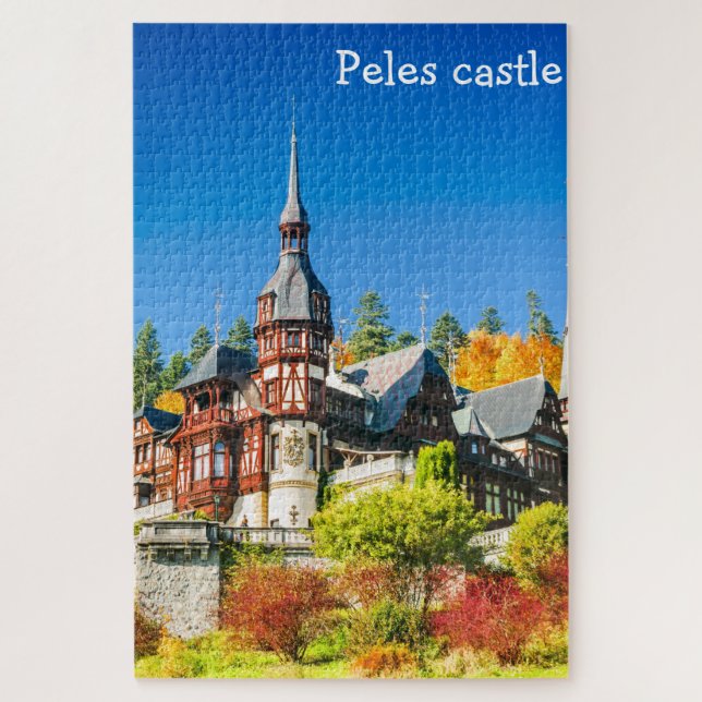 Puzzle, 20" x 30", 1014 Stücke Schloss Peles (Vertikal)