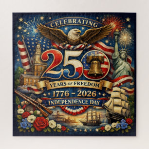 Puzzle 250 ans de liberté (1776–2026)