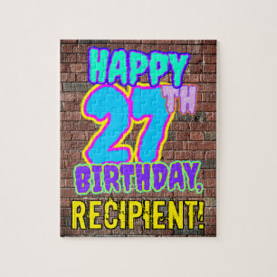 Puzzle 27e anniversaire ~ Amusant, Graffiti urbain inspir