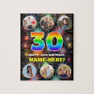 Puzzle 30e anniversaire : Arc en ciel amusant #, Nom pers