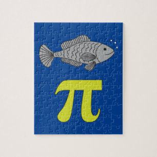 Puzzle 3.14 Poisson Pie Pi Pun Drôle Math Plaisanterie