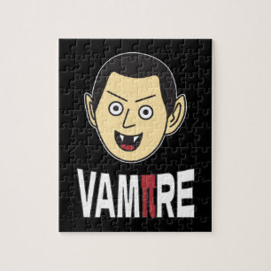 Puzzle 3.14 Vampire Pi Pun Blague drôle de maths