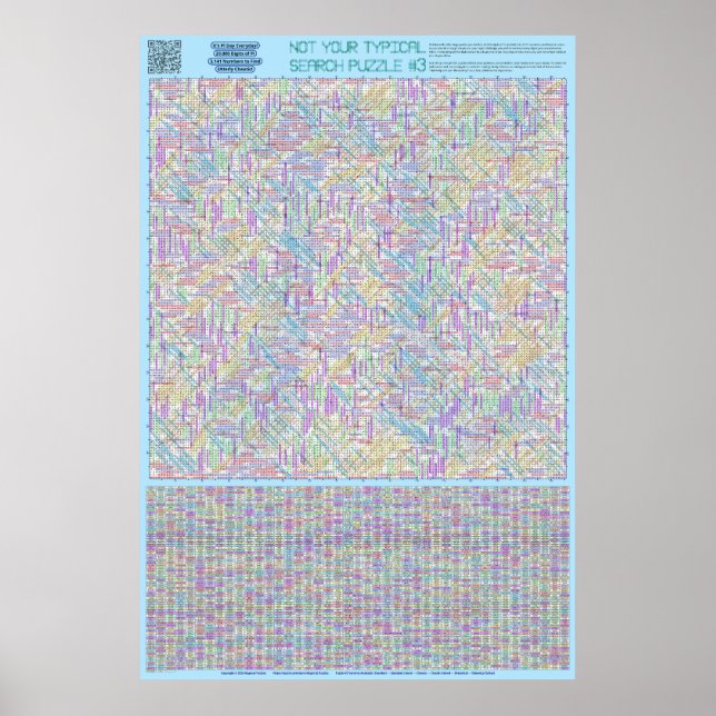 PUZZLE #3: Pi Day - Chaotic Solved Poster (Vorne)
