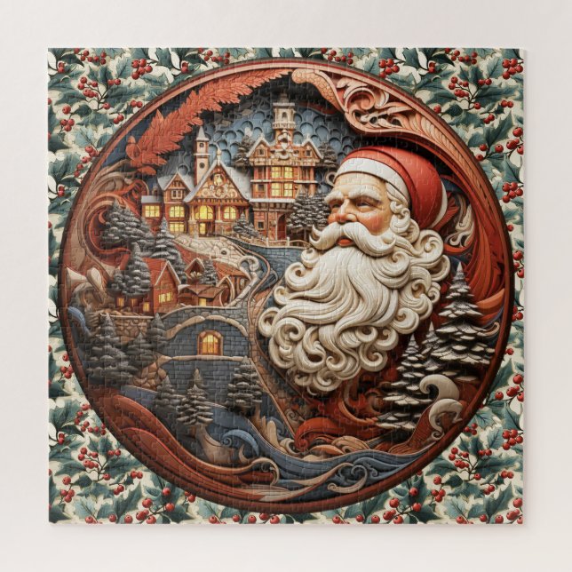 Puzzle 3D père Noël (Vertical)