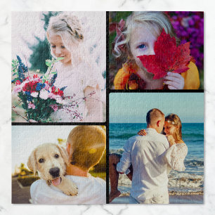 Puzzle 4 Photos arrondies