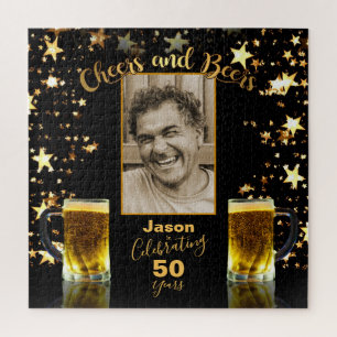 Puzzle 50e anniversaire Modèle photo Cheers et bières
