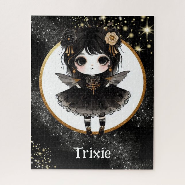 Puzzle 520 pièces | Goth Girls Kawaii Chibi Cute Custom (Vertical)