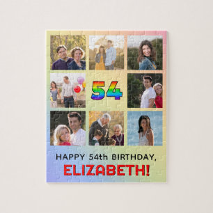 Puzzle 54e anniversaire : Arc en ciel amusant #, Nom pers