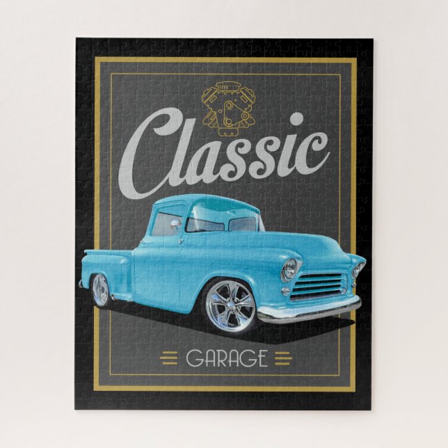 Puzzle 56 Camion classique (Vertical)