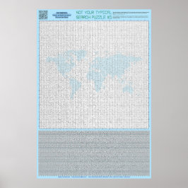PUZZLE #5: Länder - Standard Poster