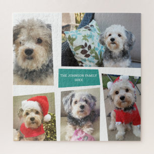 Puzzle 5 Photo Collage Funky Mid Century Moderne Angles