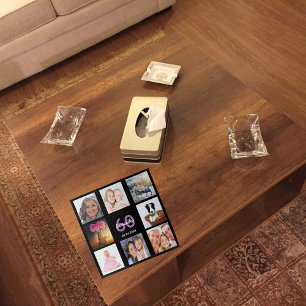 Puzzle 60e anniversaire 60 photo collage noir femme