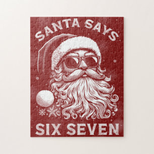 Puzzle 67 Meme Drôle Santa Dit Six Sept Noël