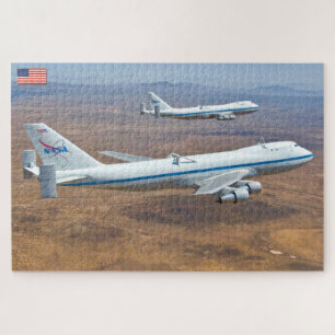 PUZZLE 747 AÉRONEFS DE TRANSPORTEUR DE NAVETTE SPATIALE (