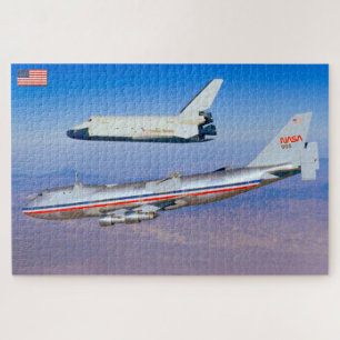 PUZZLE 747 AÉRONEFS DE TRANSPORTEUR DE NAVETTE SPATIALE (