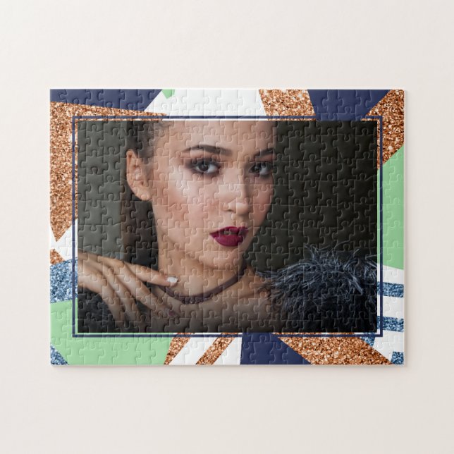 Puzzle 80s Couleur Abstraite | Monnaie d'or des Roses de  (Horizontal)