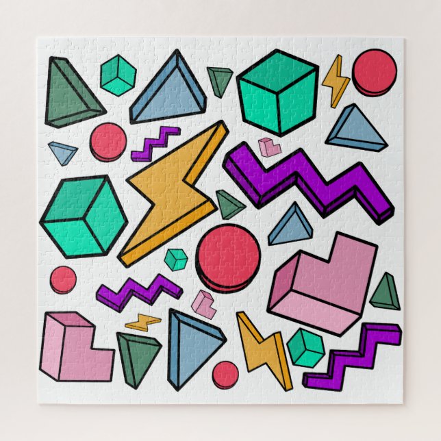 Puzzle 80s esthétique Vintage rétro (Vertical)