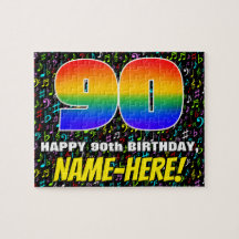 90e anniversaire — Symboles de musique amusante et