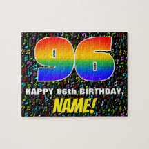96e anniversaire — Symboles de musique amusante et