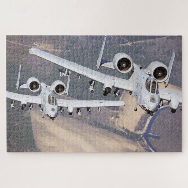 Puzzle A-10C Thunderbolt II (Horizontal)