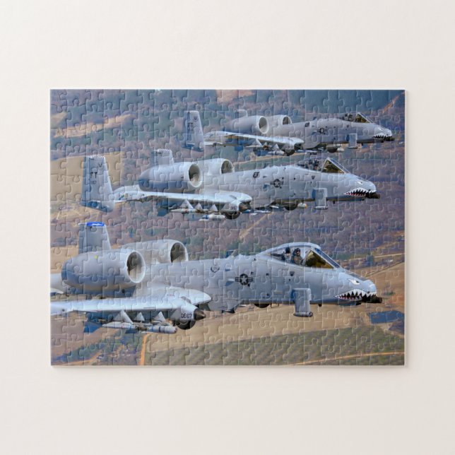 Puzzle A-10C THUNDERBOLT II (11 x 14 POUCES) (Horizontal)